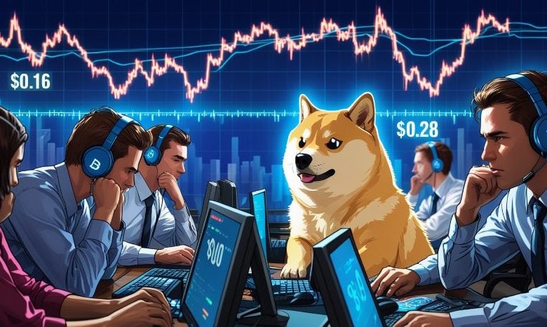 Prévision de prix pour Dogecoin (DOGE) : DOGE atteindra-t-il à nouveau 0,16 $ avant une potentielle montée à 0,28 $?