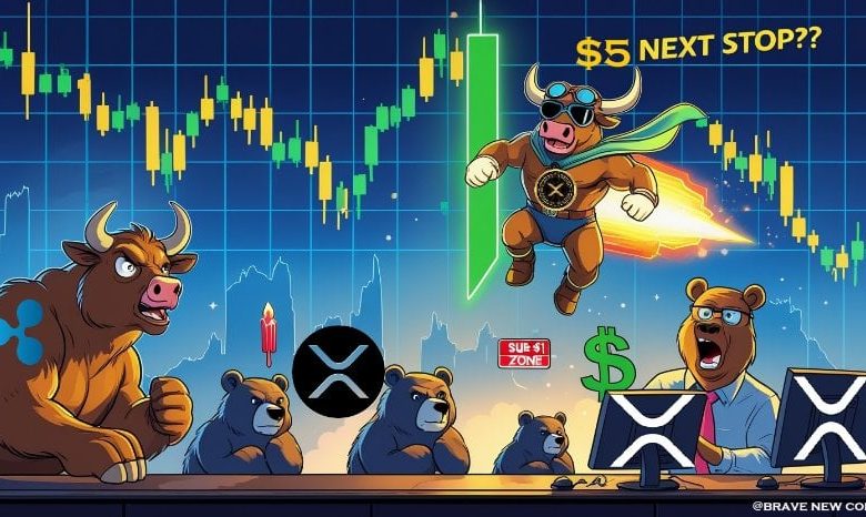 Prévision de prix XRP : Standard Chartered vise un objectif de 5 $ d'ici 2025 alors que Ripple surfe sur la vague de la tokenisation.