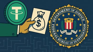 Le FBI remercie Tether pour la saisie de 40 000 USDT volés.