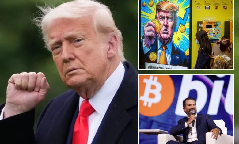 Trump ajoute au moins 620 millions de dollars à sa valeur nette grâce aux cryptomonnaies : rapport.